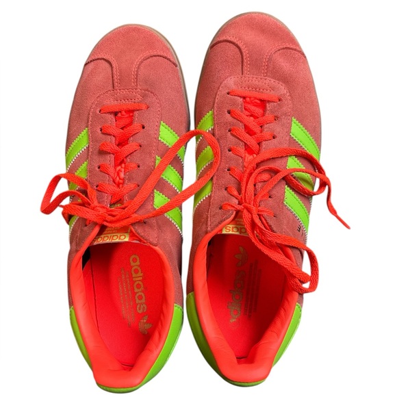 Adidas w’s orange platform gazelles 9.5 - Picture 3 of 11